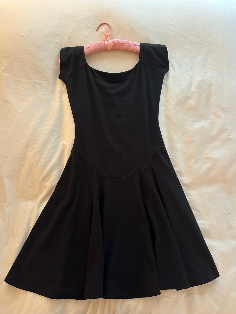 Betsy Johnson Black Fit-and-Flare Dress